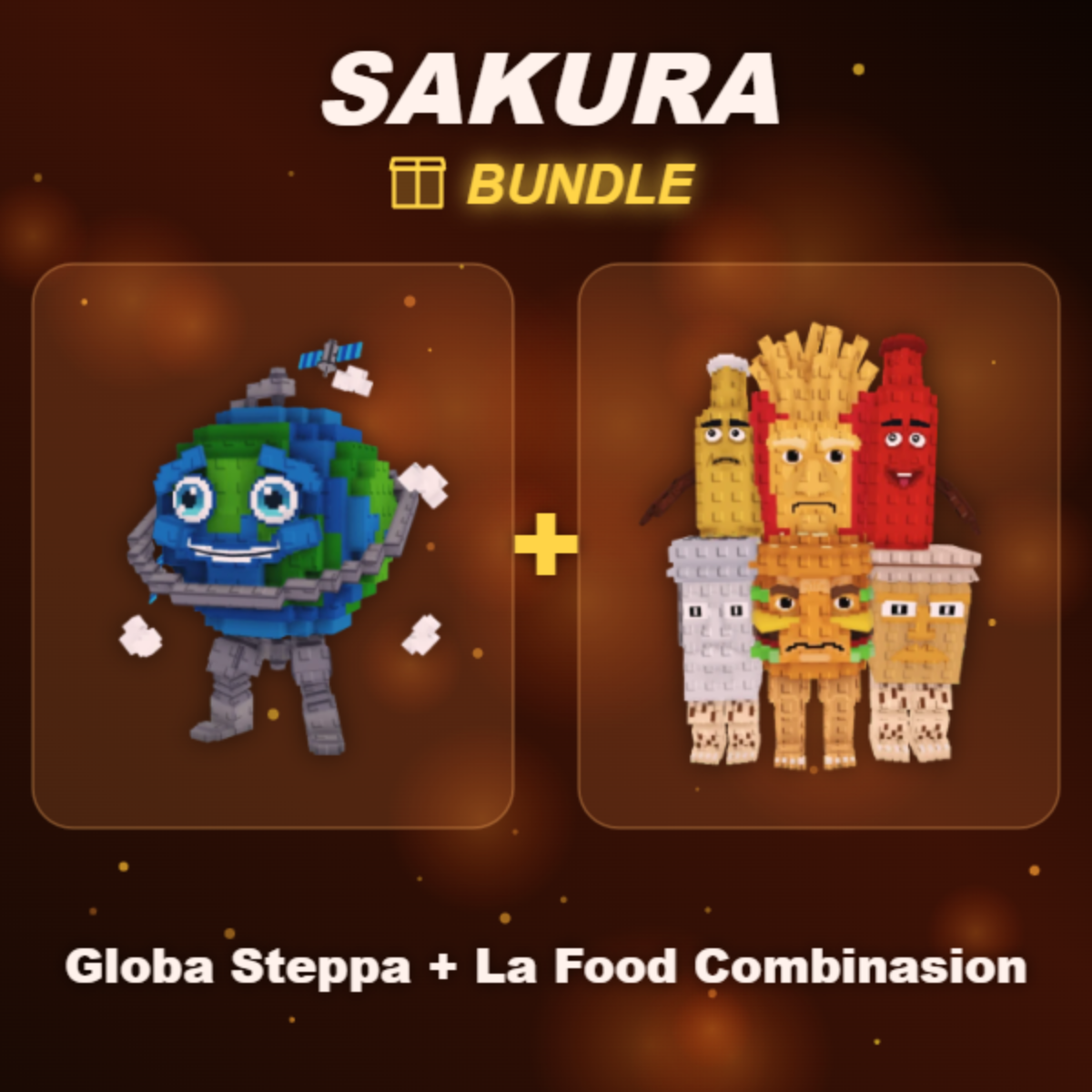 📦 BUNDLE ⭐ Globa Steppa + La Food Combinasion ⭐