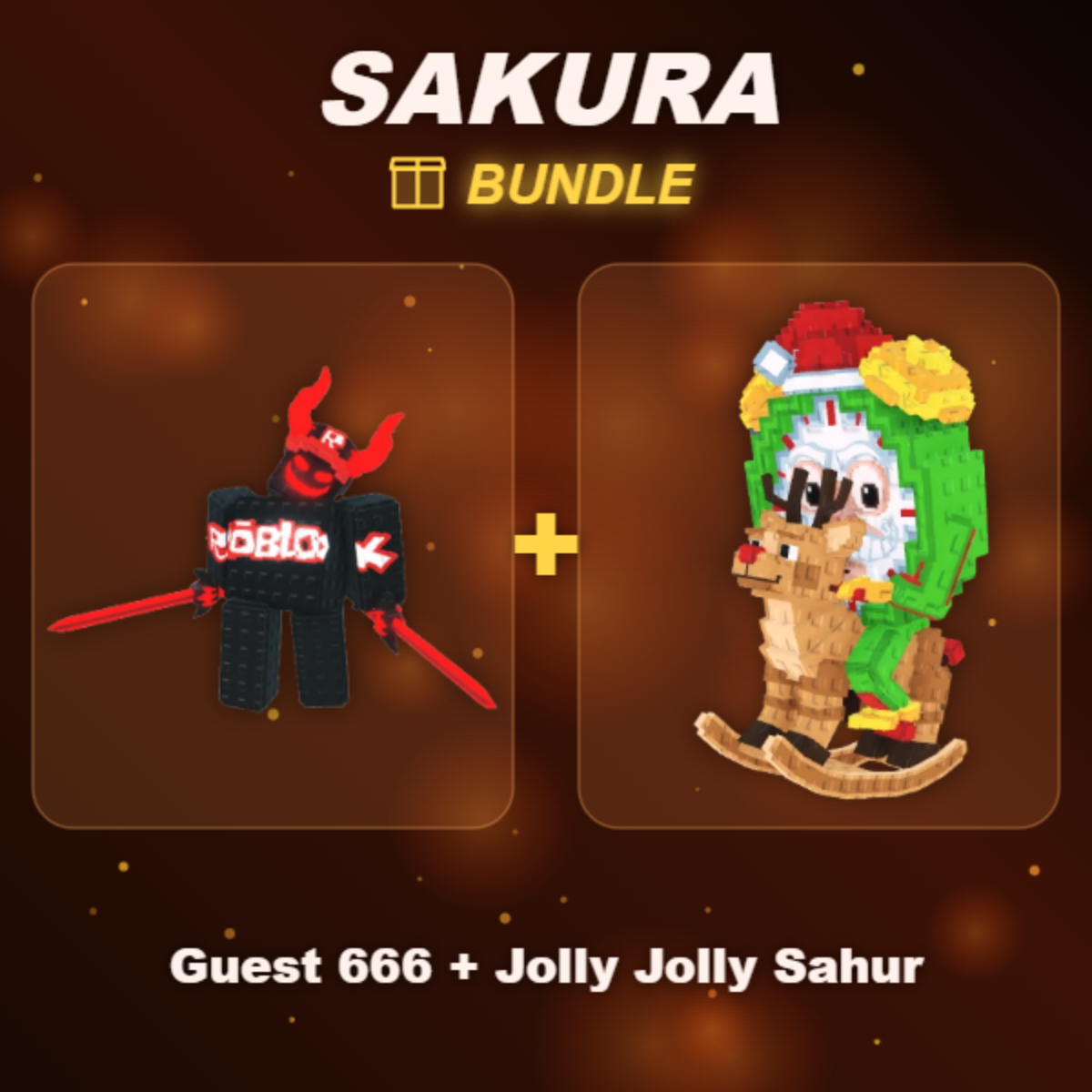 📦 BUNDLE ⭐ Guest 666 + Jolly Jolly Sahur ⭐