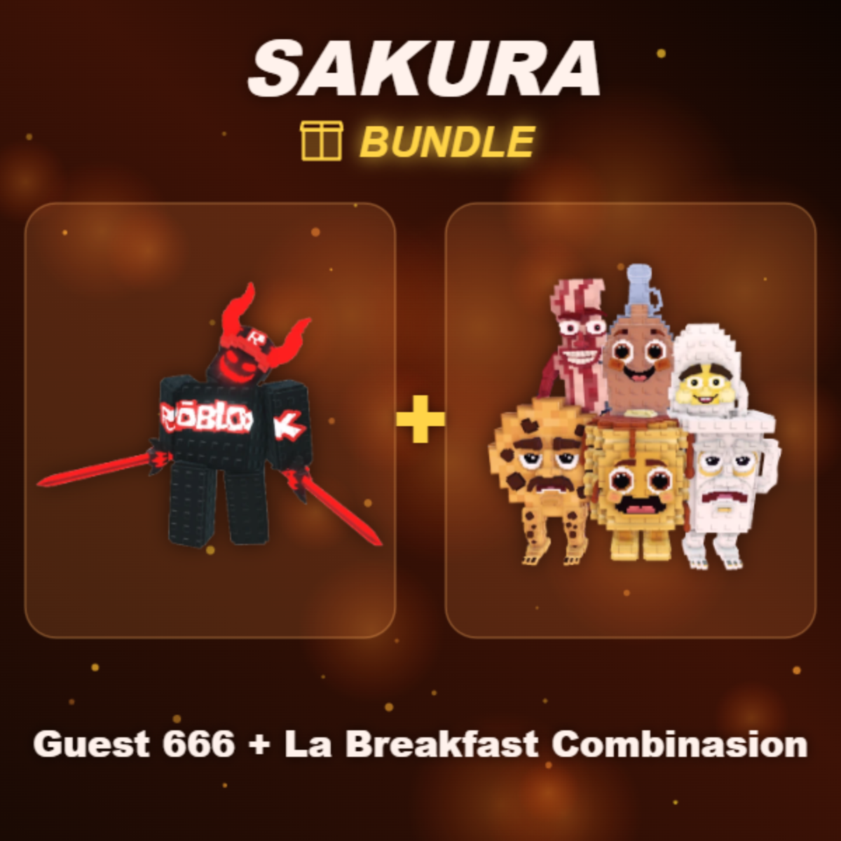 📦 BUNDLE ⭐ Guest 666 + La Breakfast Combinasion ⭐