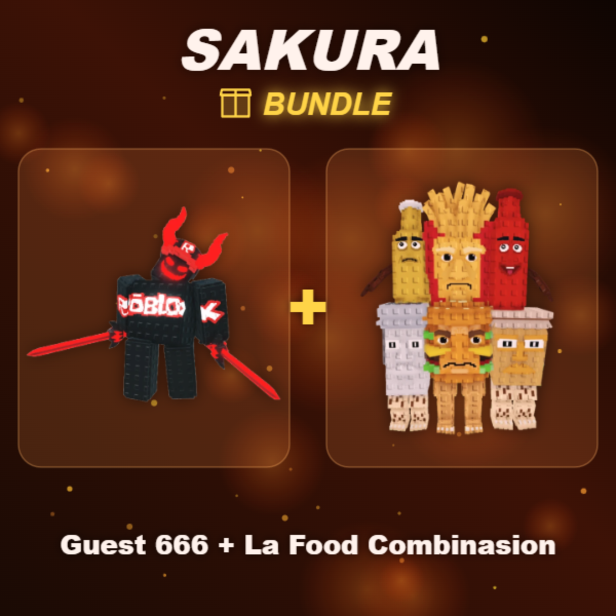 📦 BUNDLE ⭐ Guest 666 + La Food Combinasion ⭐