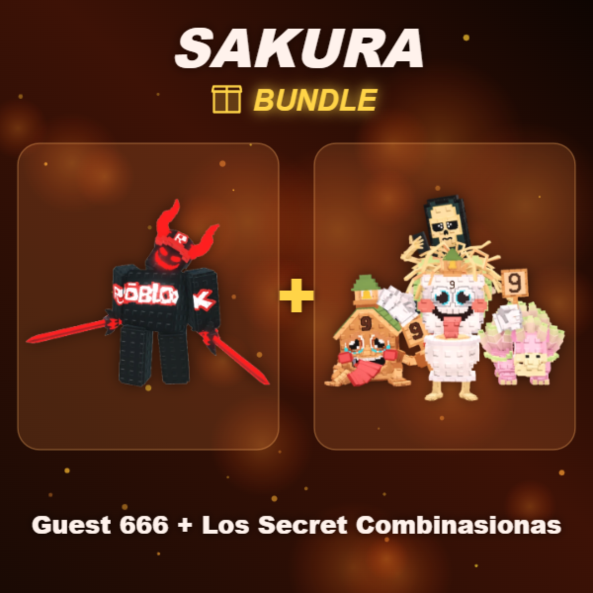 📦 BUNDLE ⭐ Guest 666 + Los Secret Combinasionas ⭐