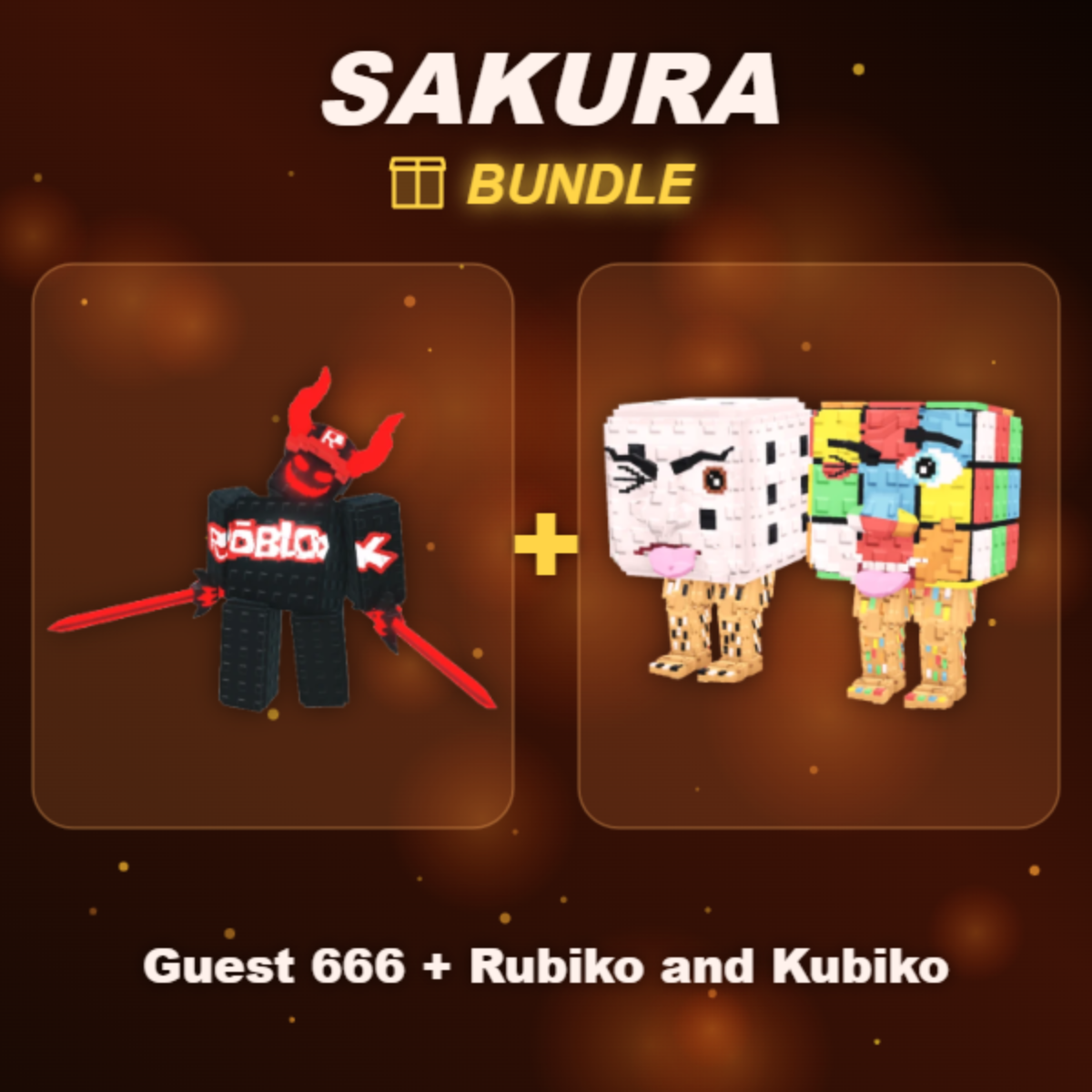 📦 BUNDLE ⭐ Guest 666 + Rubiko and Kubiko ⭐
