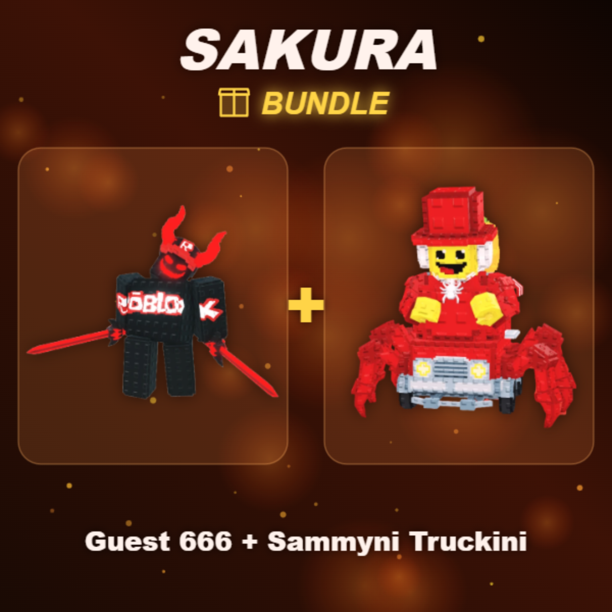 📦 BUNDLE ⭐ Guest 666 + Sammyni Truckini ⭐