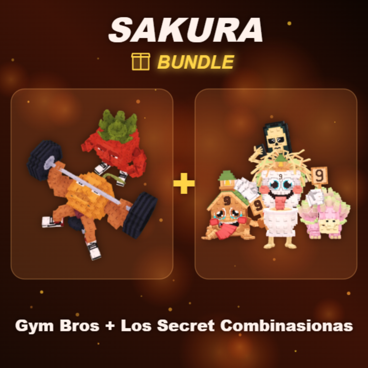📦 BUNDLE ⭐ Gym Bros + Los Secret Combinasionas ⭐