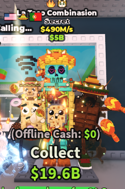 LA TACO COMBINASION 490M/S (OG MEOWL + FIRE) – STEAL A BRAINROT – FAST DELIVERY & TRUSTED #V4N9K2