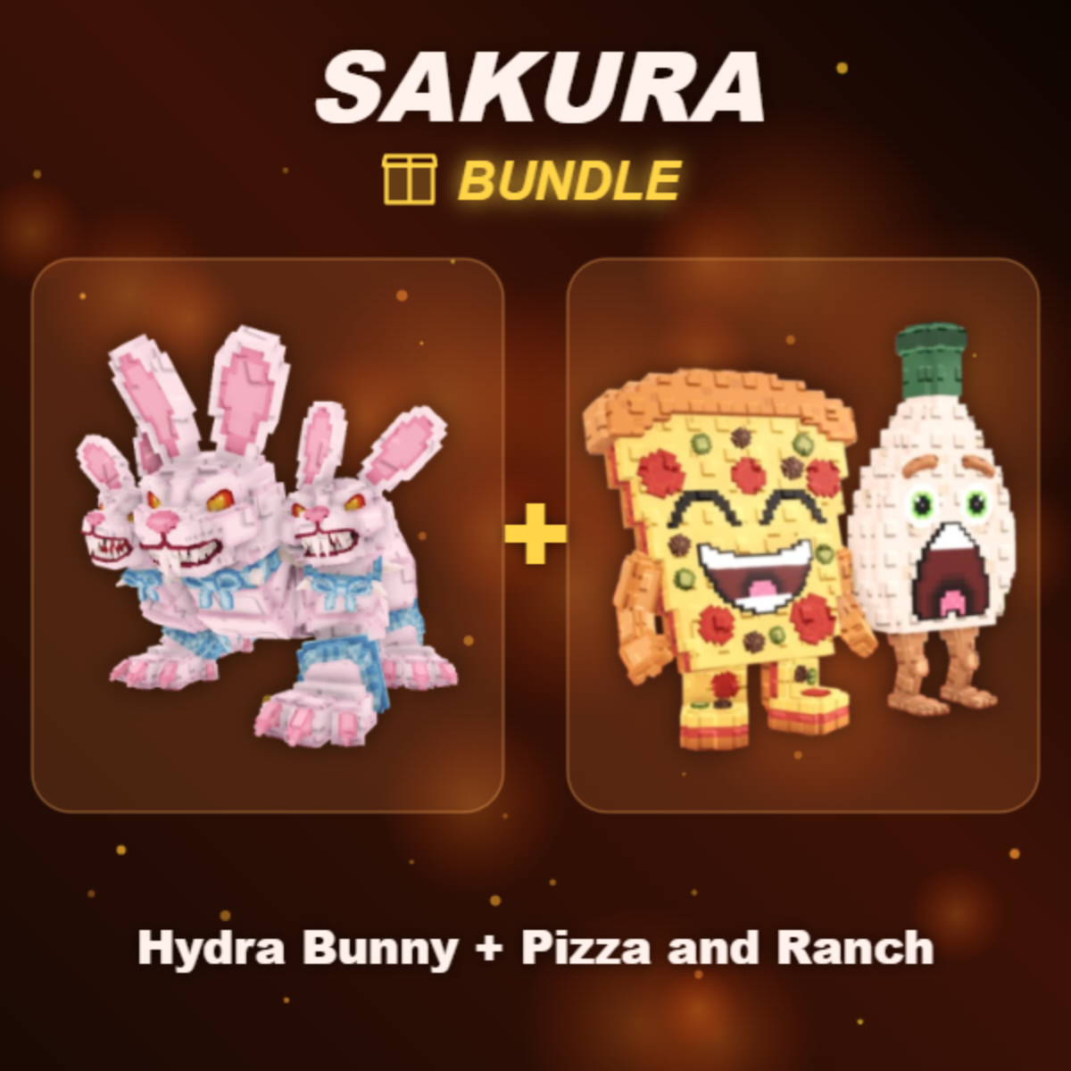 📦 BUNDLE ⭐ Hydra Bunny + Pizza and Ranch ⭐
