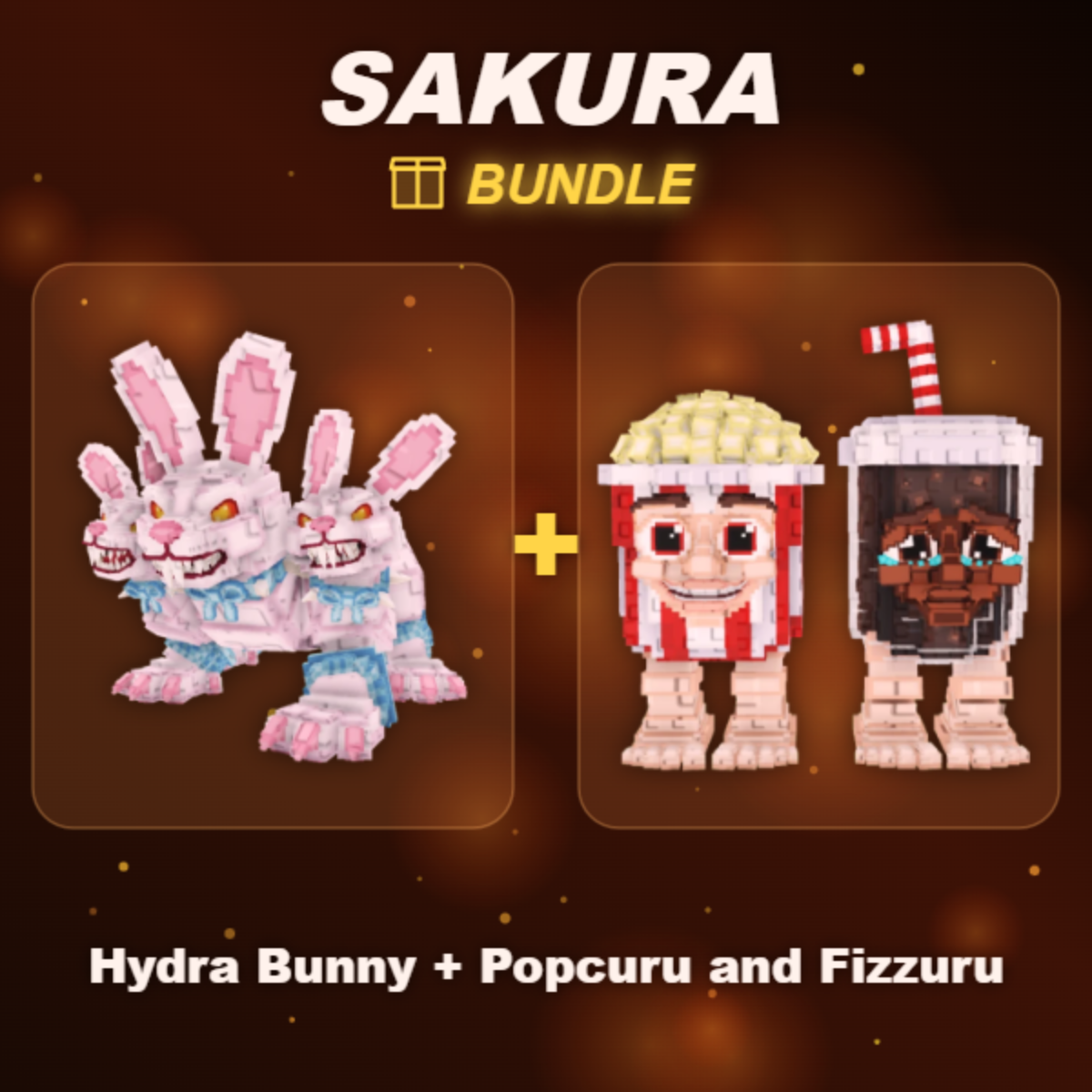 📦 BUNDLE ⭐ Hydra Bunny + Popcuru and Fizzuru ⭐