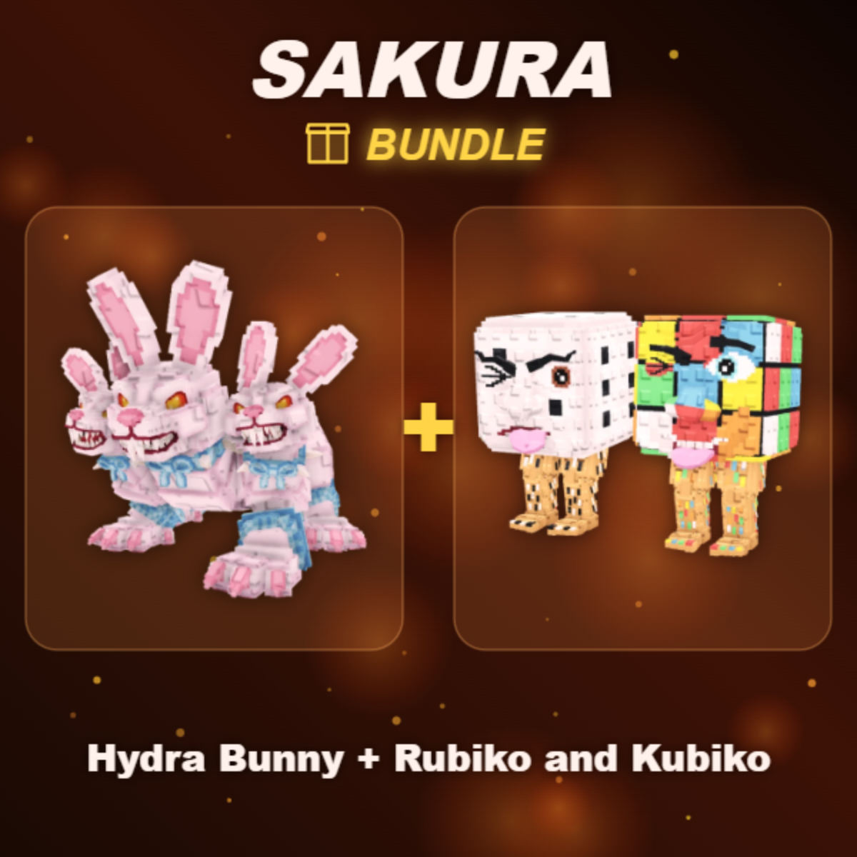 📦 BUNDLE ⭐ Hydra Bunny + Rubiko and Kubiko ⭐