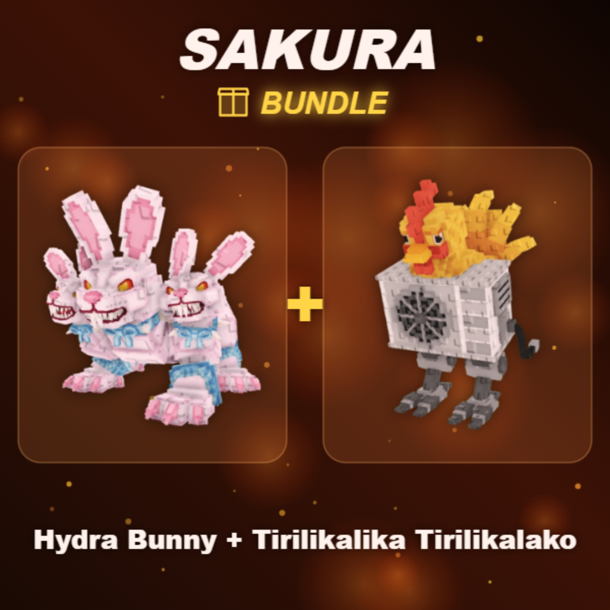 📦 BUNDLE ⭐ Hydra Bunny + Tirilikalika Tirilikalako ⭐
