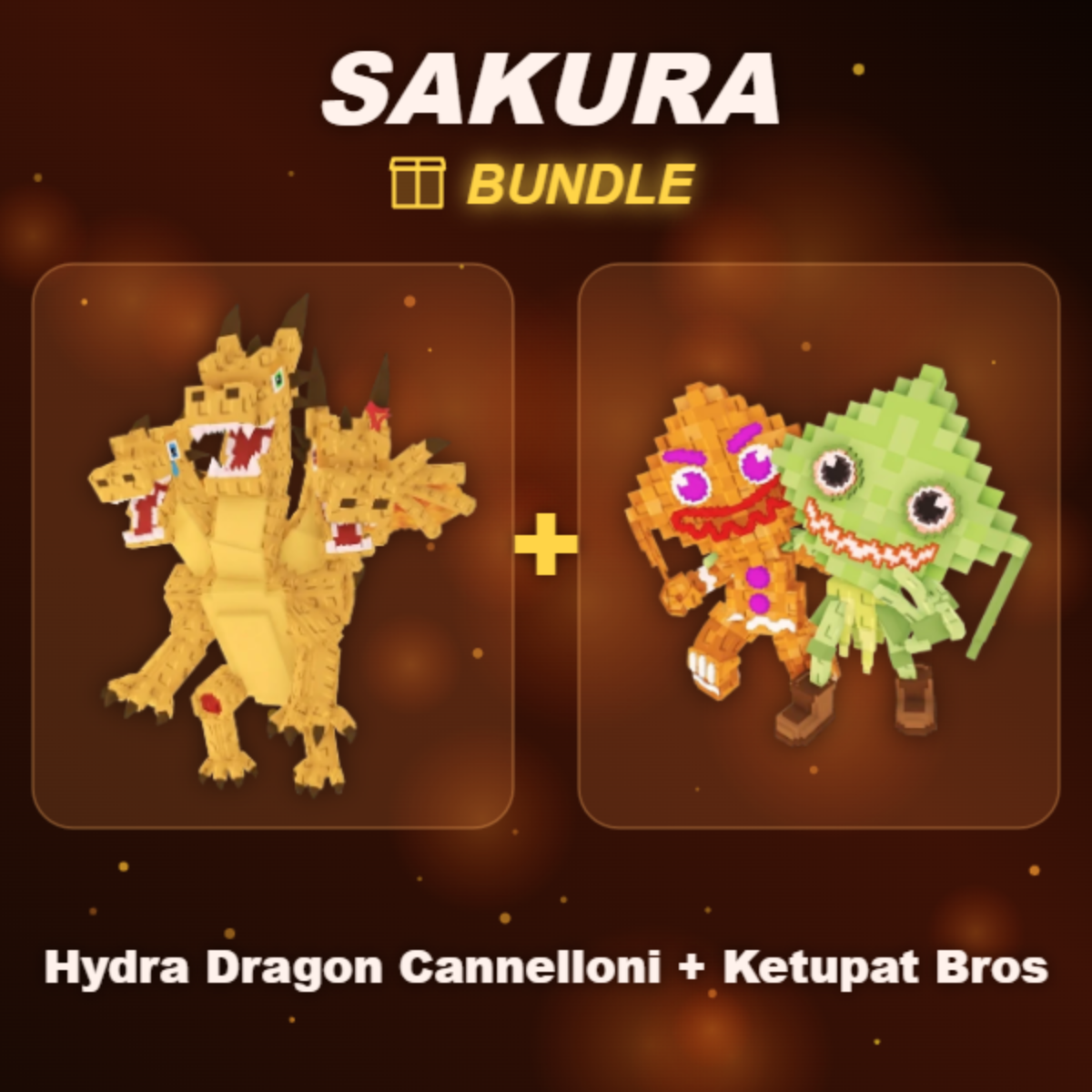 📦 BUNDLE ⭐ Hydra Dragon Cannelloni + Ketupat Bros ⭐