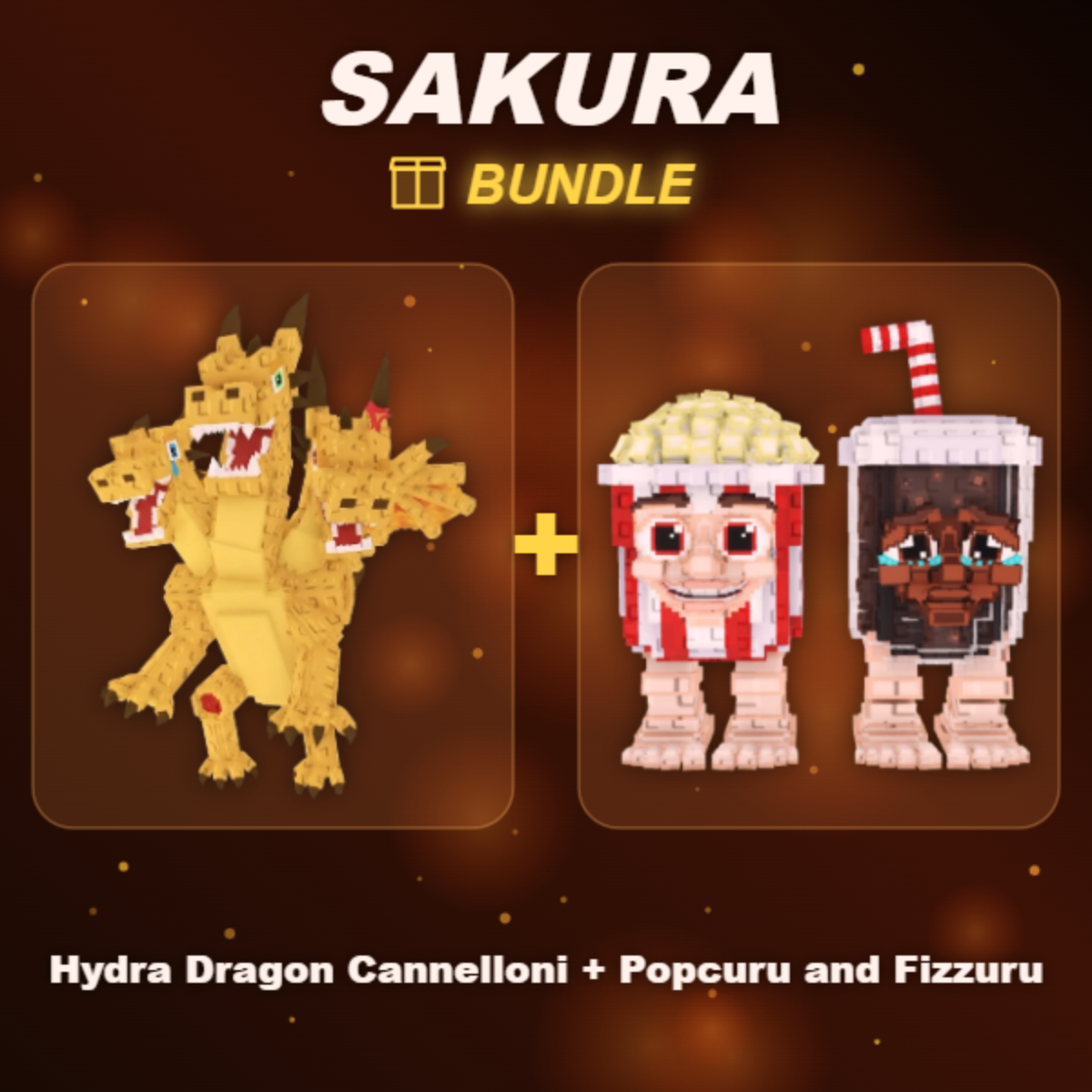 📦 BUNDLE ⭐ Hydra Dragon Cannelloni + Popcuru and Fizzuru ⭐
