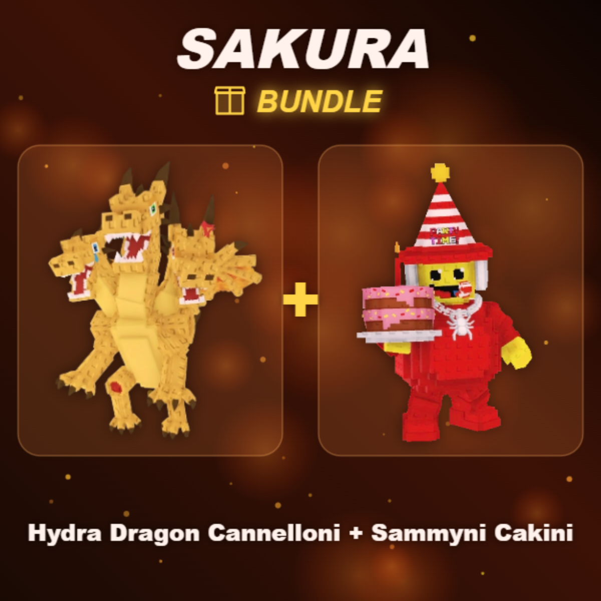 📦 BUNDLE ⭐ Hydra Dragon Cannelloni + Sammyni Cakini ⭐