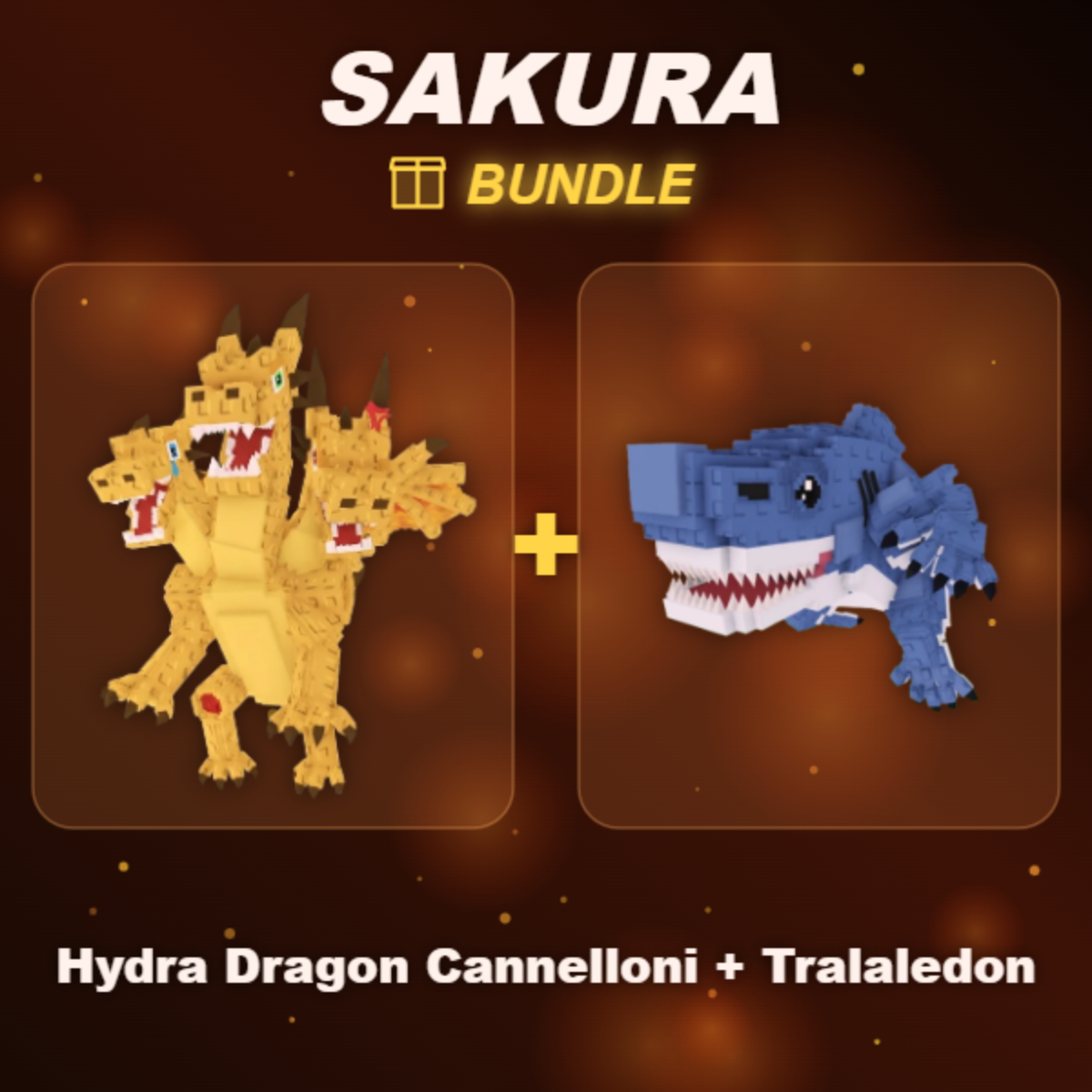 📦 BUNDLE ⭐ Hydra Dragon Cannelloni + Tralaledon ⭐