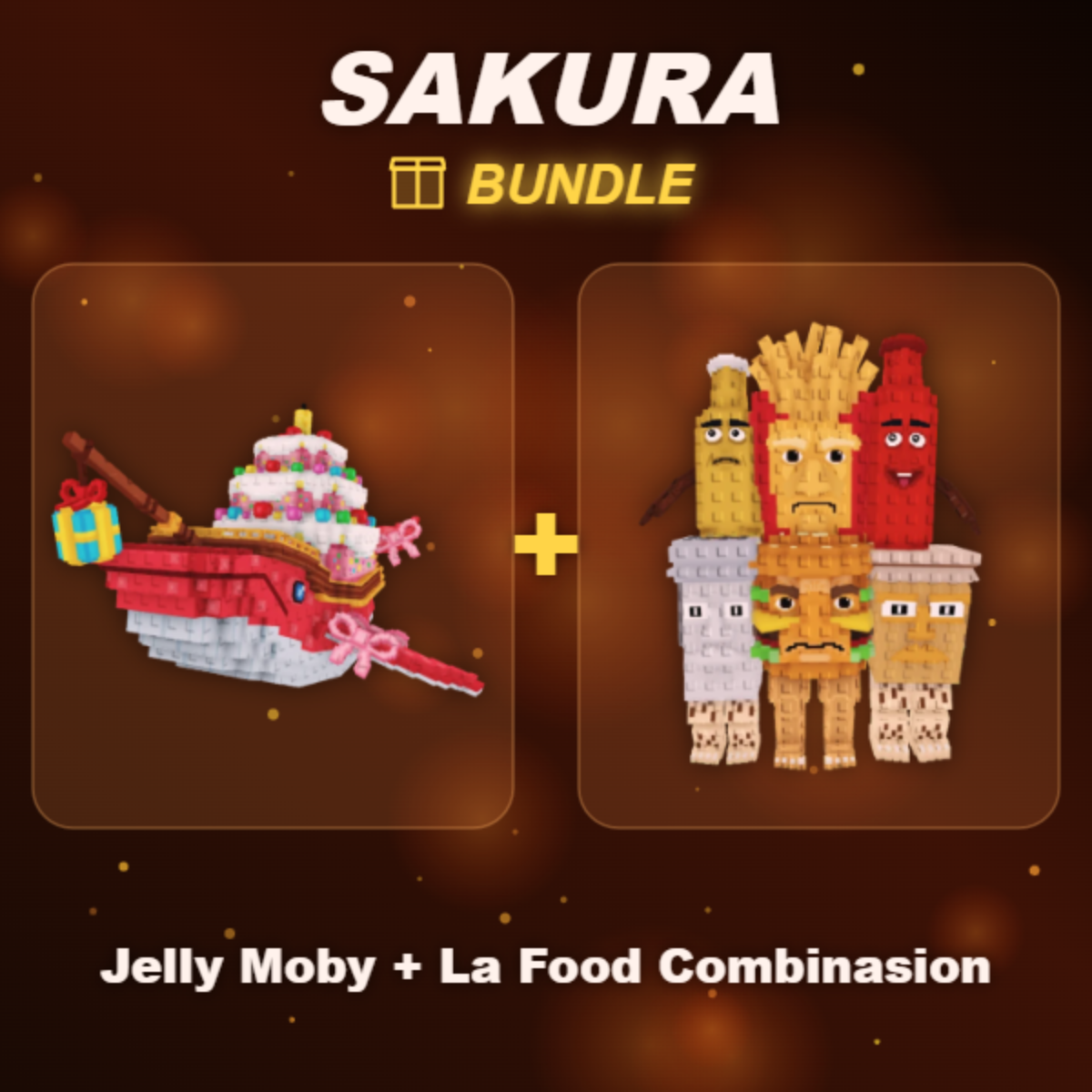 📦 BUNDLE ⭐ Jelly Moby + La Food Combinasion ⭐