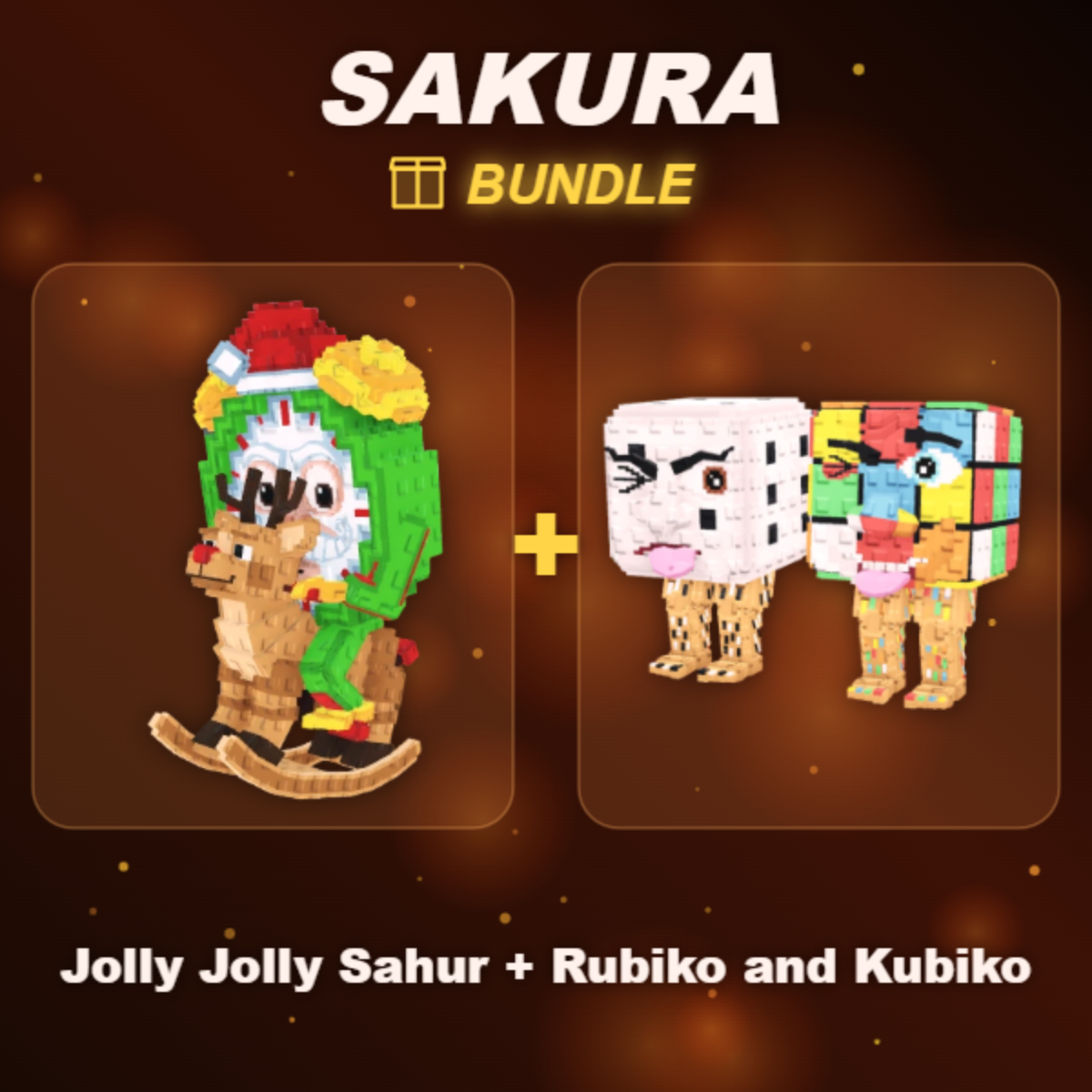 📦 BUNDLE ⭐ Jolly Jolly Sahur + Rubiko and Kubiko ⭐