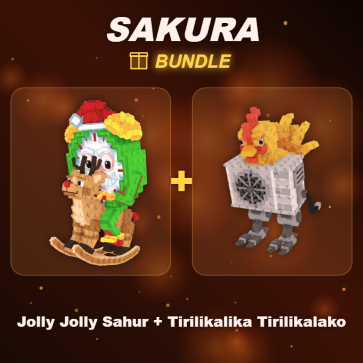 📦 BUNDLE ⭐ Jolly Jolly Sahur + Tirilikalika Tirilikalako ⭐