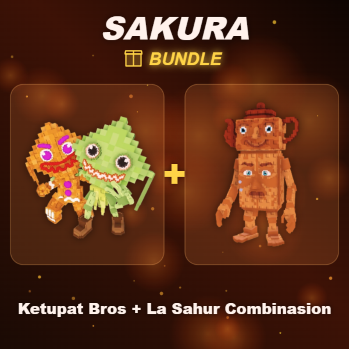 📦 BUNDLE ⭐ Ketupat Bros + La Sahur Combinasion ⭐