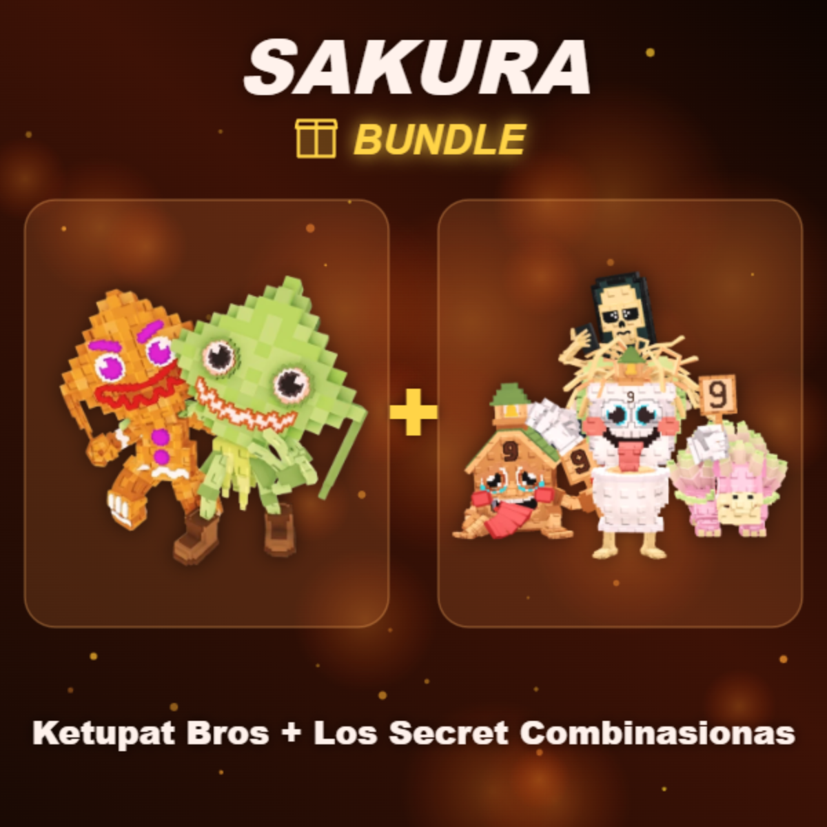 📦 BUNDLE ⭐ Ketupat Bros + Los Secret Combinasionas ⭐