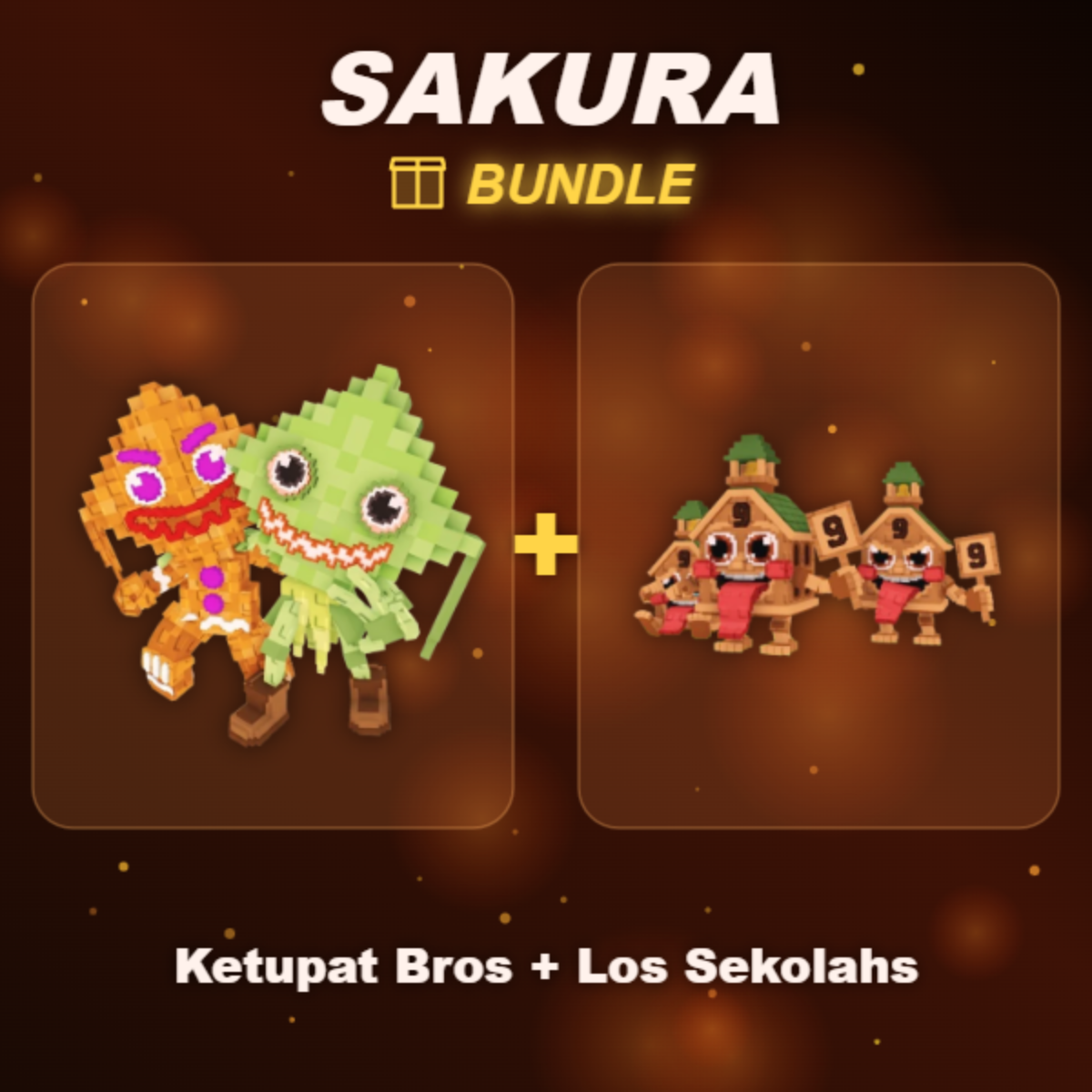 📦 BUNDLE ⭐ Ketupat Bros + Los Sekolahs ⭐