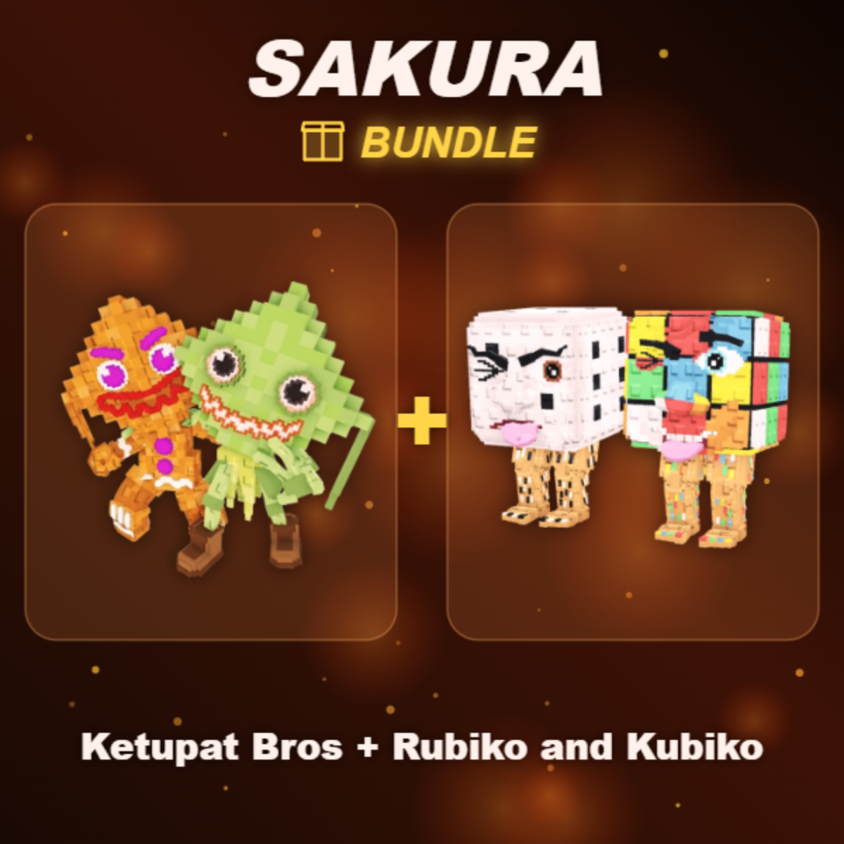 📦 BUNDLE ⭐ Ketupat Bros + Rubiko and Kubiko ⭐