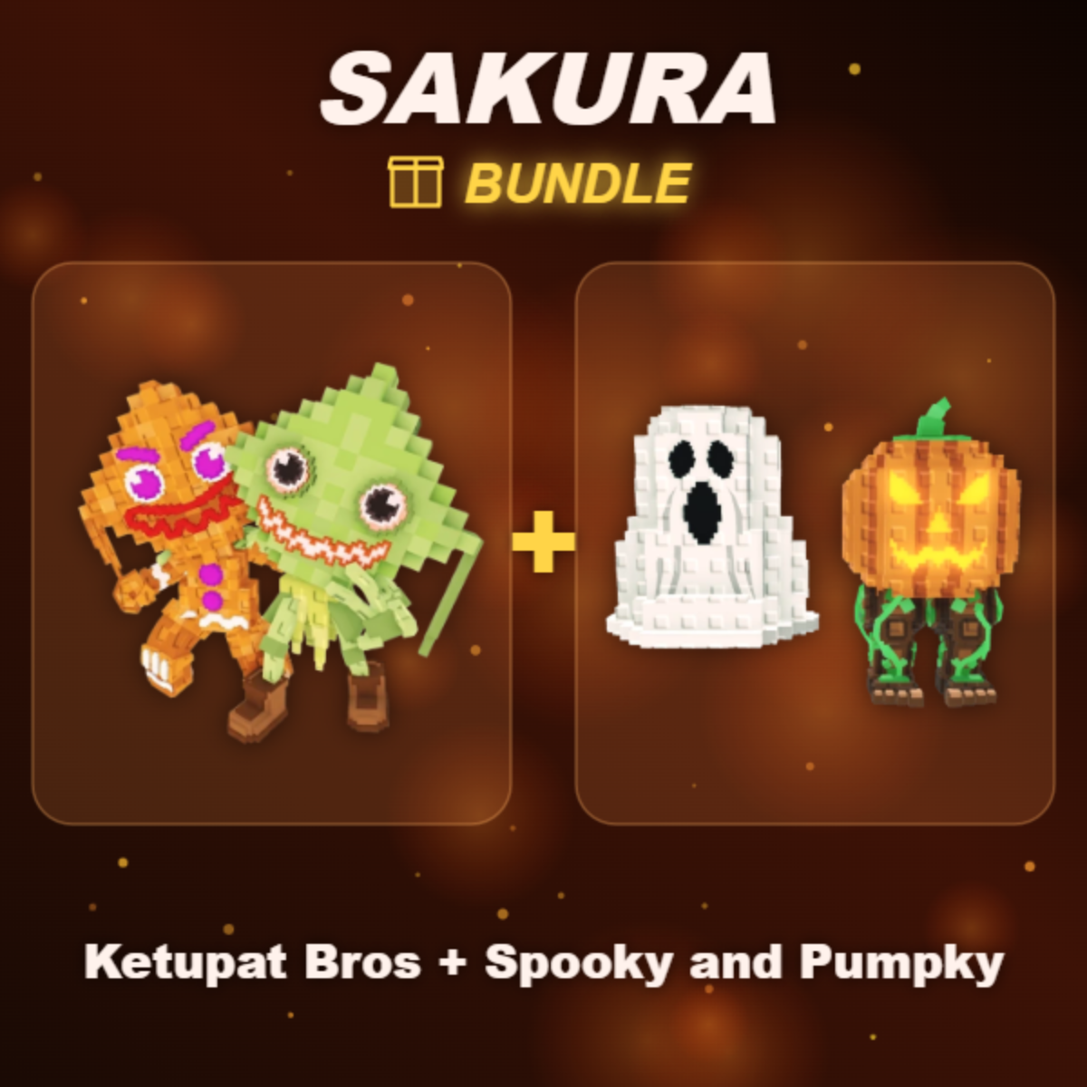 📦 BUNDLE ⭐ Ketupat Bros + Spooky and Pumpky ⭐