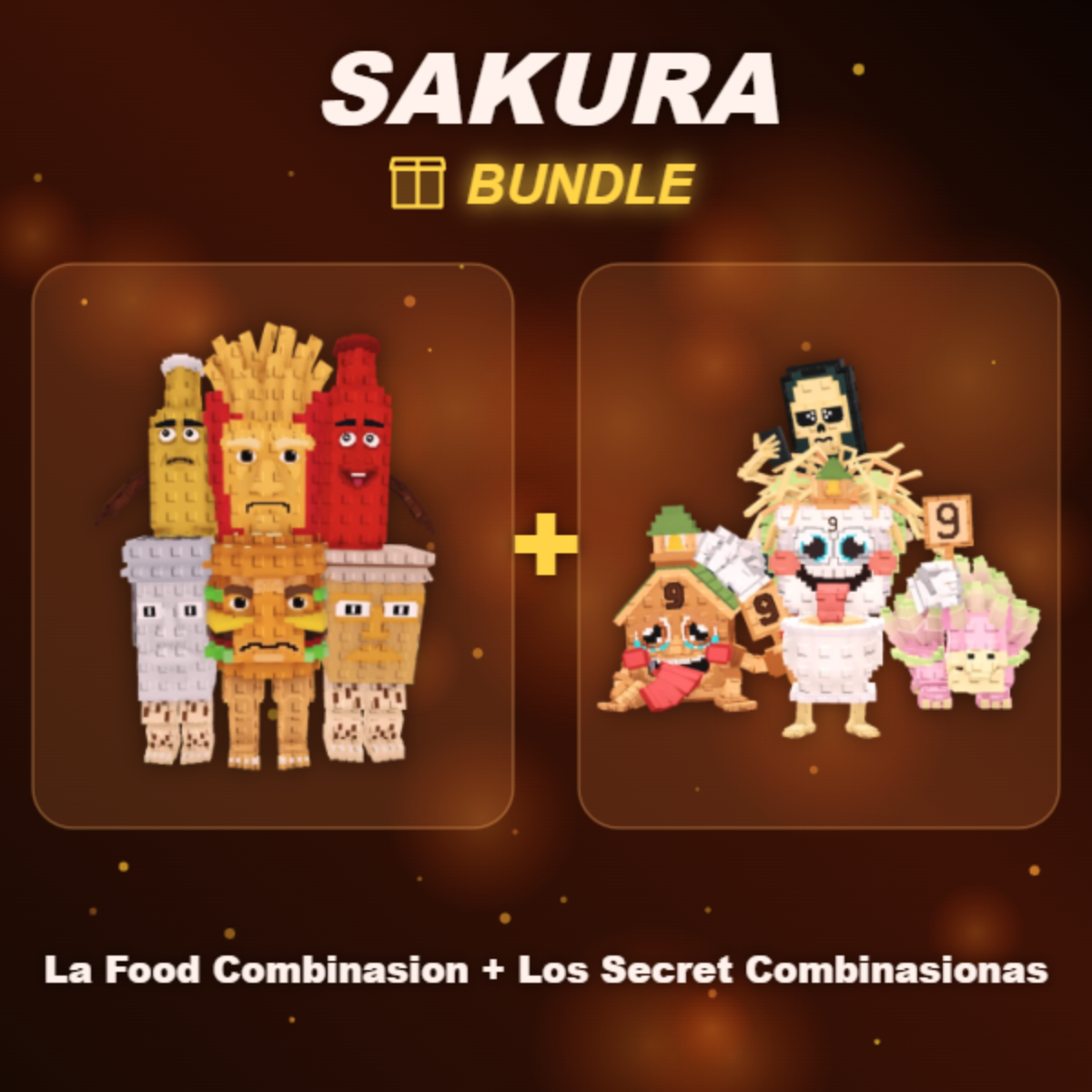 📦 BUNDLE ⭐ La Food Combinasion + Los Secret Combinasionas ⭐