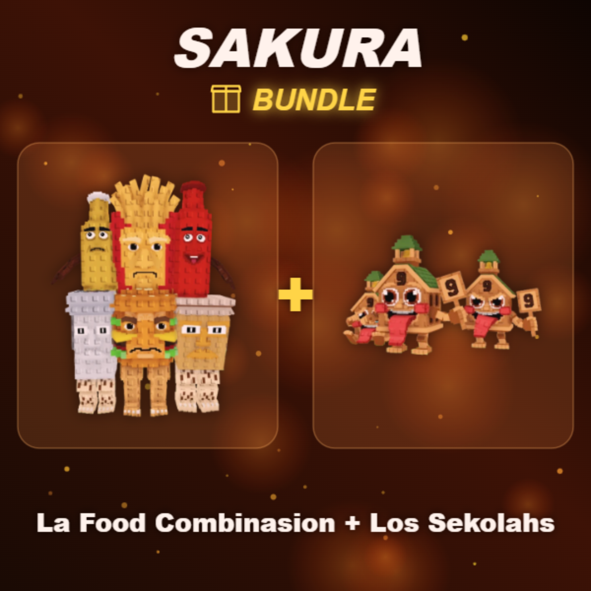 📦 BUNDLE ⭐ La Food Combinasion + Los Sekolahs ⭐
