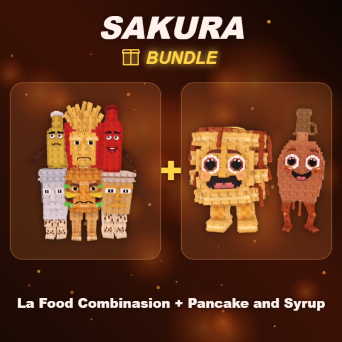📦 BUNDLE ⭐ La Food Combinasion + Pancake and Syrup ⭐