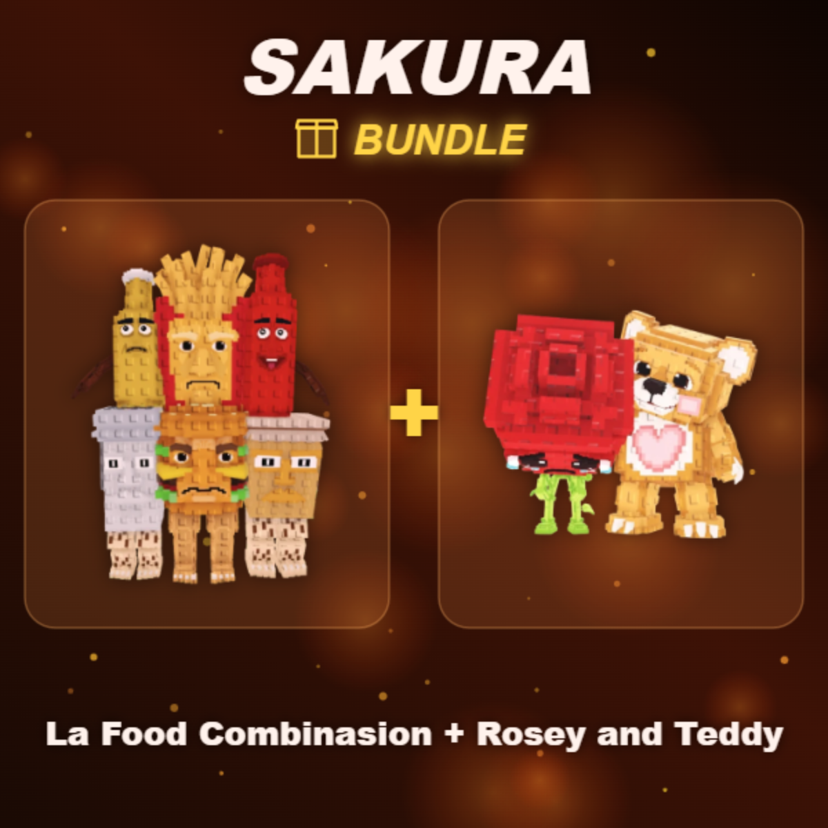 📦 BUNDLE ⭐ La Food Combinasion + Rosey and Teddy ⭐