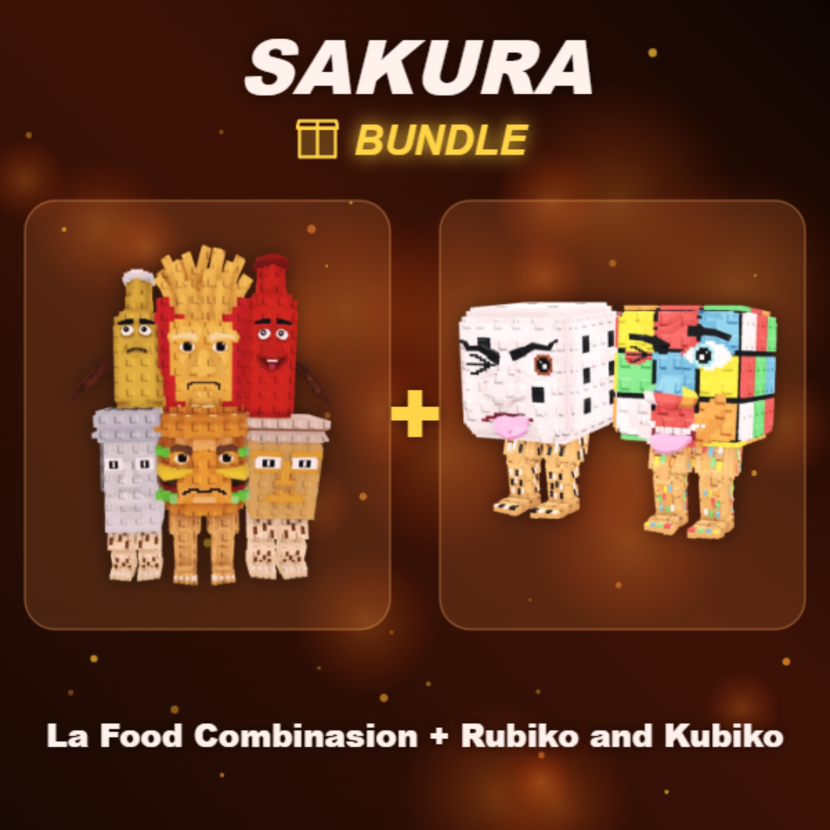 📦 BUNDLE ⭐ La Food Combinasion + Rubiko and Kubiko ⭐