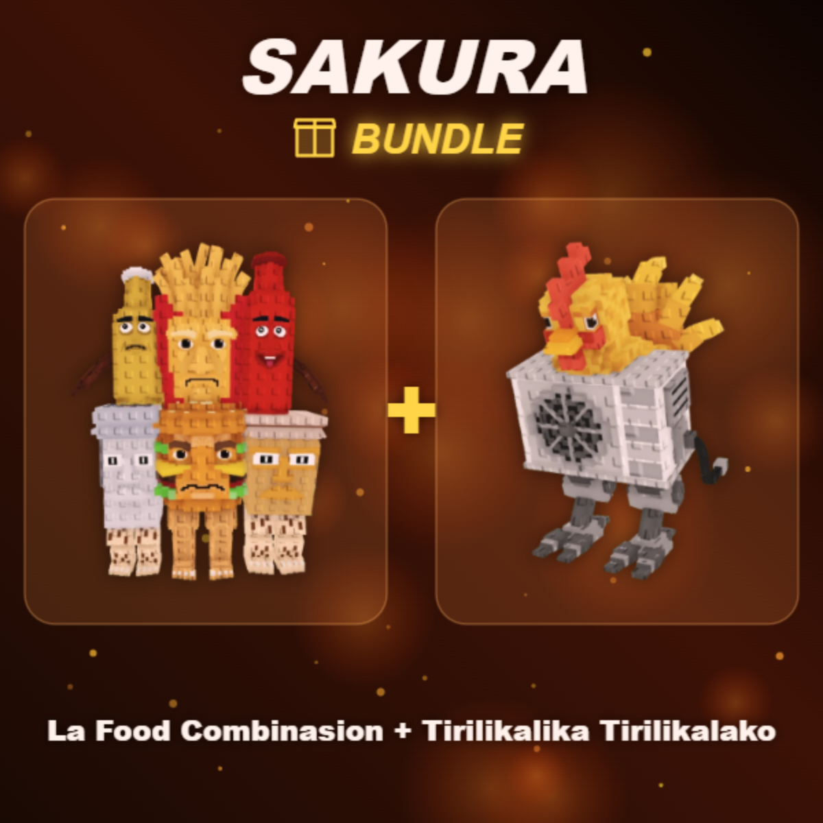 📦 BUNDLE ⭐ La Food Combinasion + Tirilikalika Tirilikalako ⭐