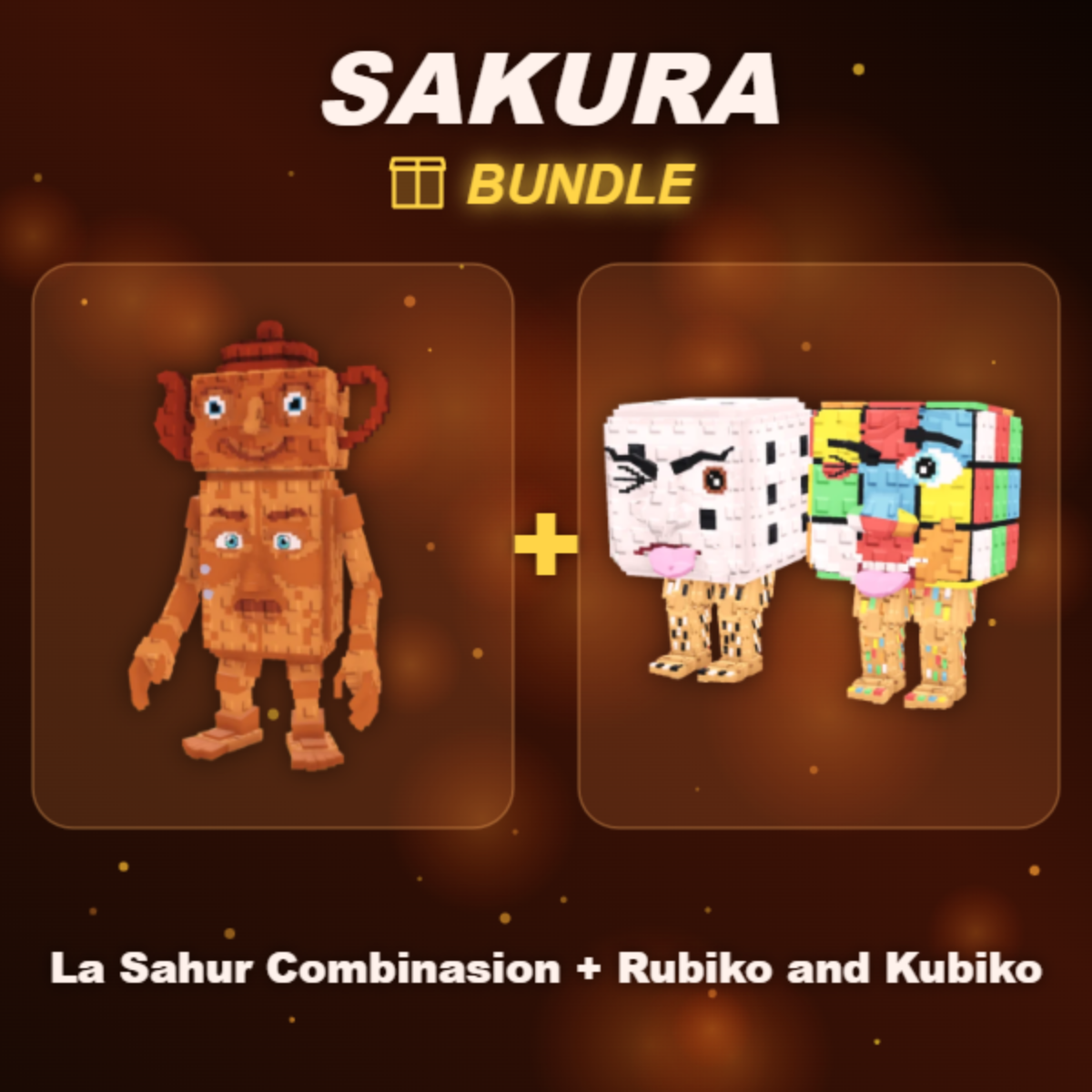 đŠ BUNDLE â La Sahur Combinasion + Rubiko and Kubiko â