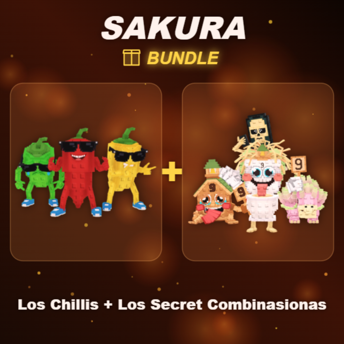 📦 BUNDLE ⭐ Los Chillis + Los Secret Combinasionas ⭐