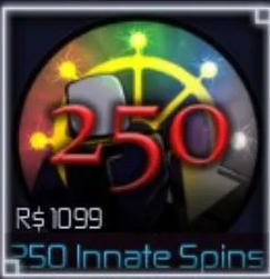 250 Innate Spins - Jujutsu Infinite ✅