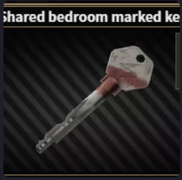 Shared bedroom marked key deliver via raid