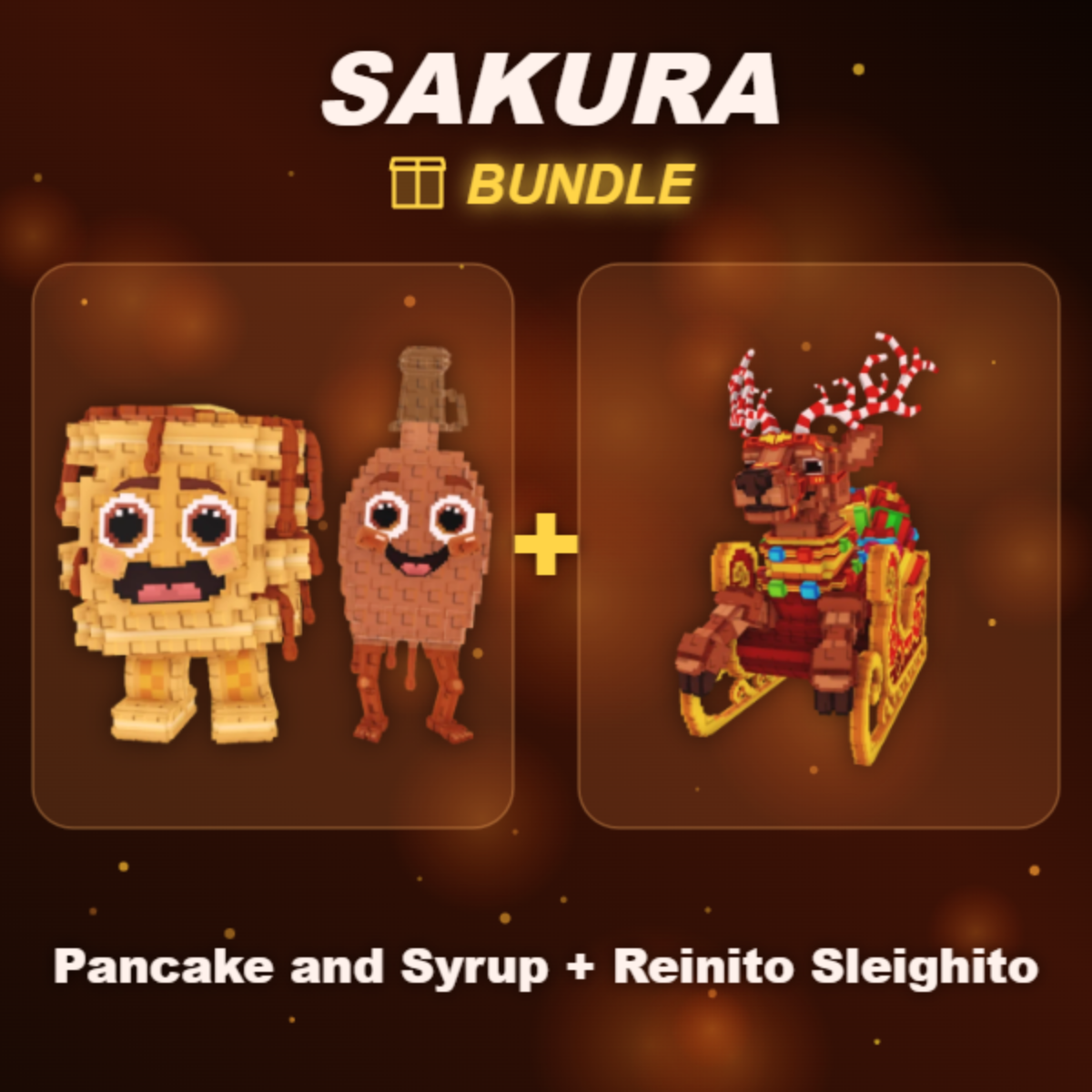 📦 BUNDLE ⭐ Pancake and Syrup + Reinito Sleighito ⭐