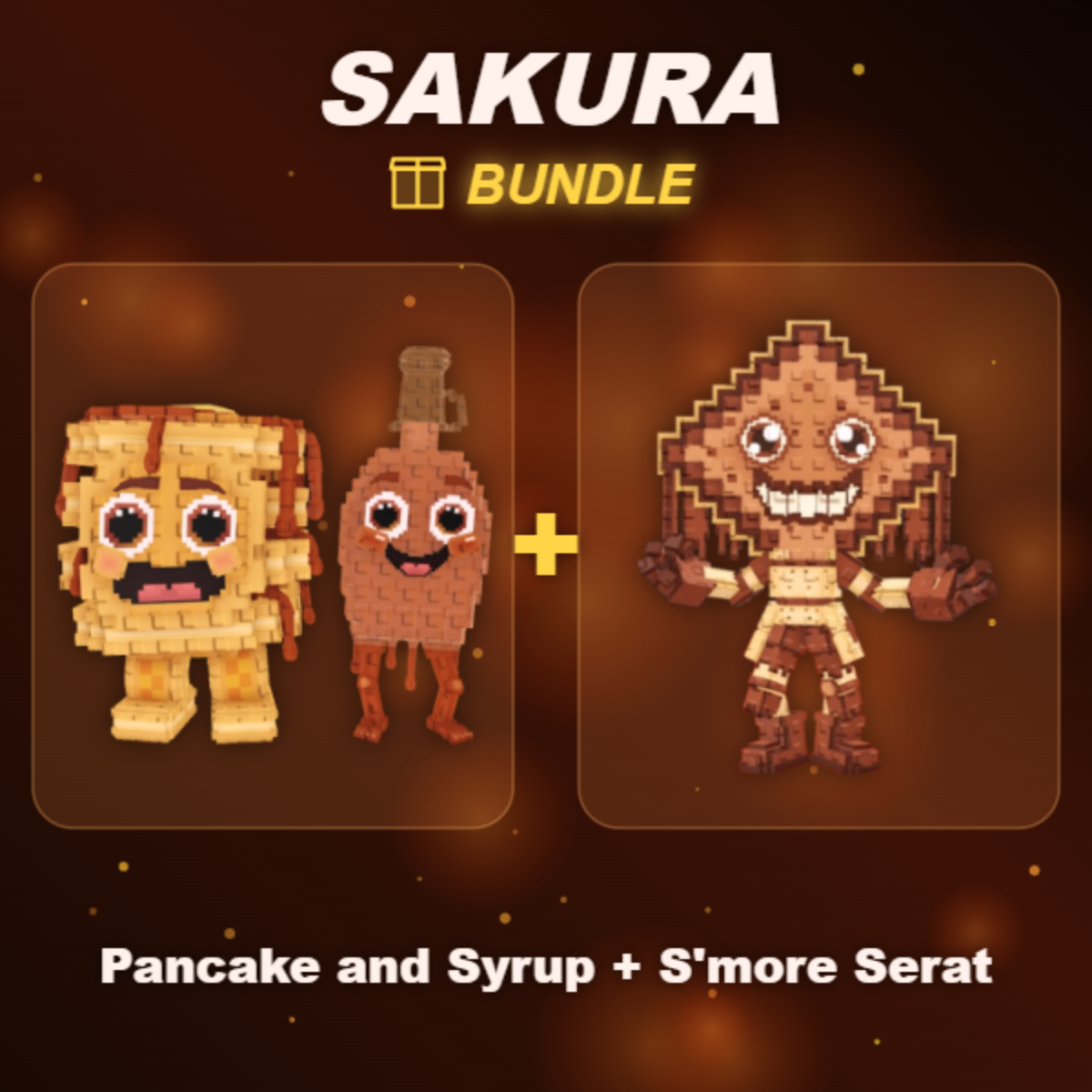 📦 BUNDLE ⭐ Pancake and Syrup + S'more Serat ⭐