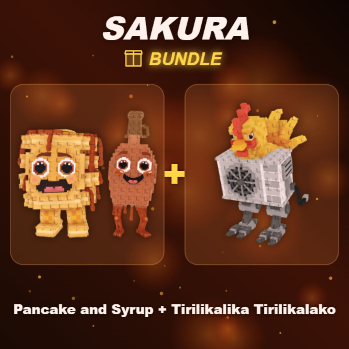 📦 BUNDLE ⭐ Pancake and Syrup + Tirilikalika Tirilikalako ⭐