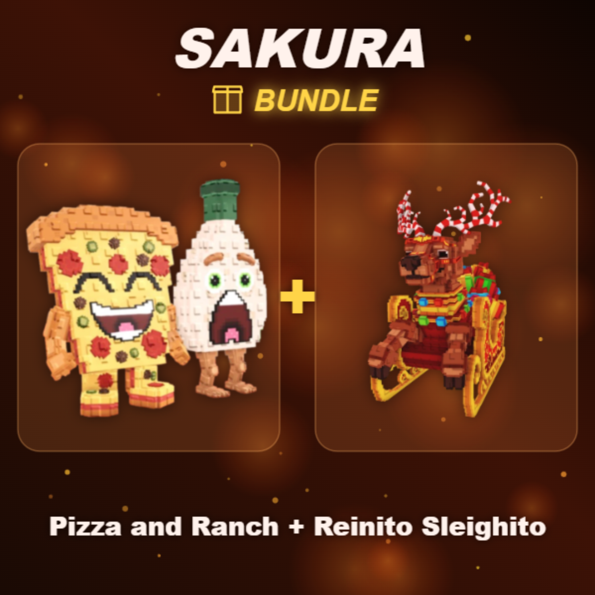 📦 BUNDLE ⭐ Pizza and Ranch + Reinito Sleighito ⭐