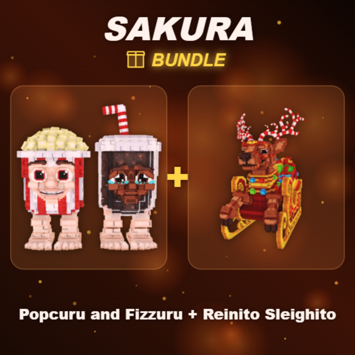 📦 BUNDLE ⭐ Popcuru and Fizzuru + Reinito Sleighito ⭐