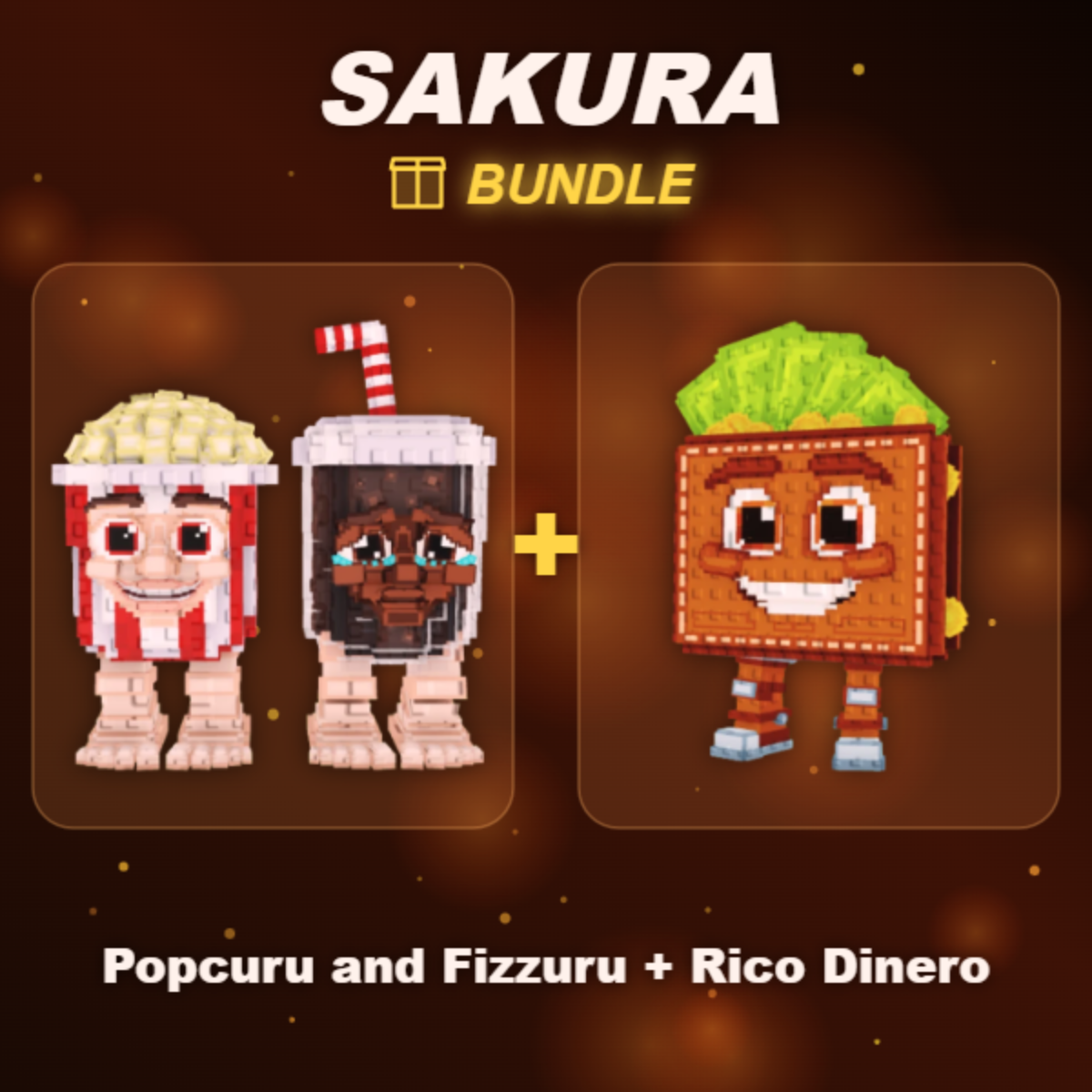 📦 BUNDLE ⭐ Popcuru and Fizzuru + Rico Dinero ⭐