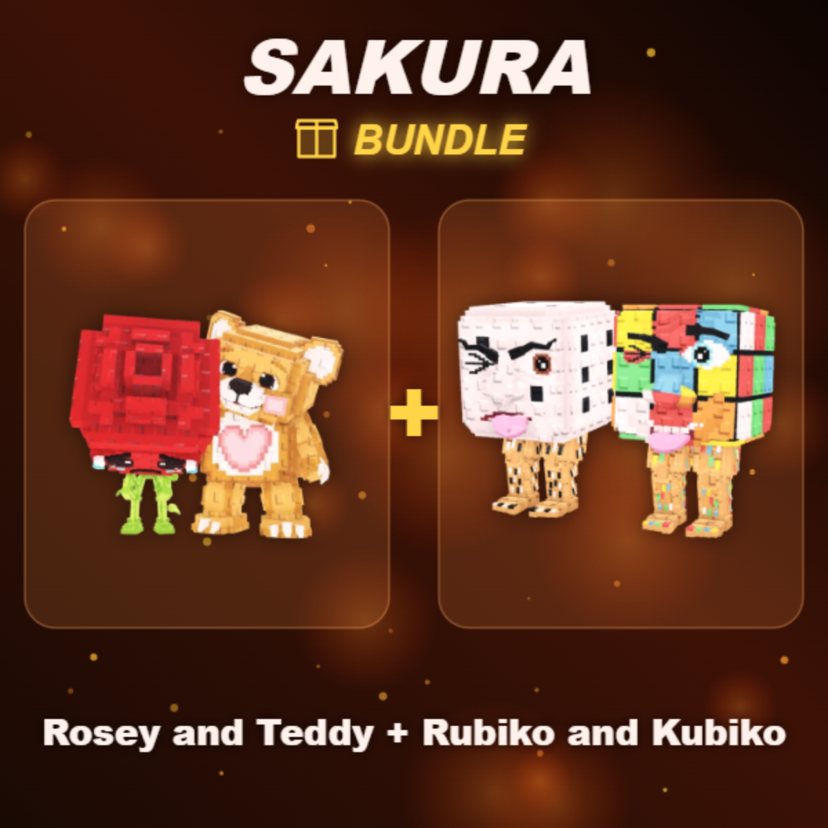 📦 BUNDLE ⭐ Rosey and Teddy + Rubiko and Kubiko ⭐