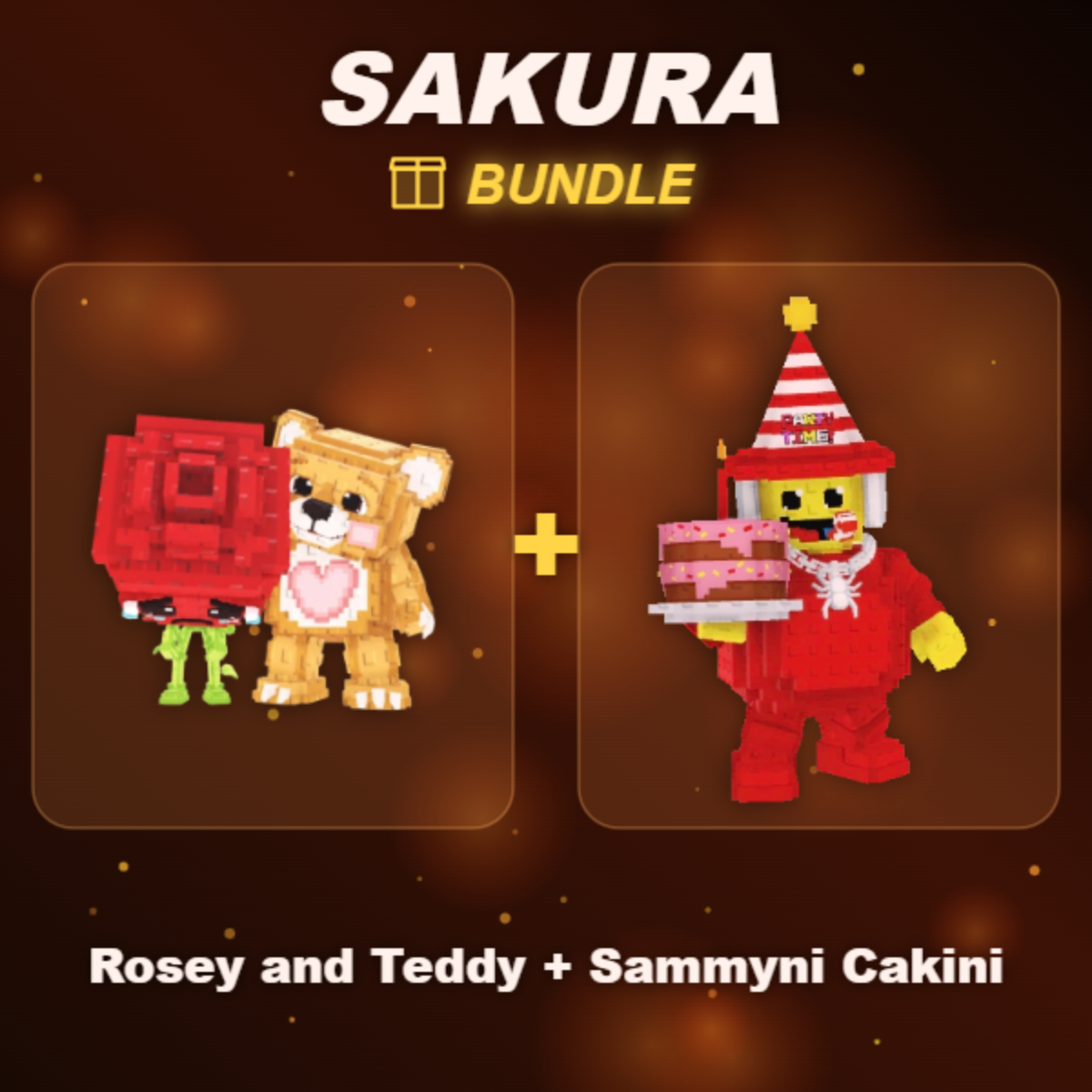 📦 BUNDLE ⭐ Rosey and Teddy + Sammyni Cakini ⭐