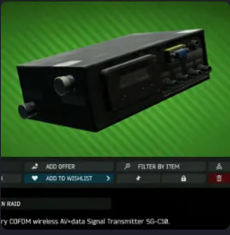 PVP-Military Wireless Signal Transmitter Find in Raid