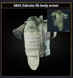 6B43 Zabralo-Sh body armor(Delivery via Raid)