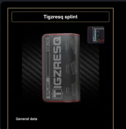 PVP | Tigzresp Splint - Deliver via Raid