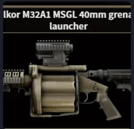 PVEMilkor M32A1 MSGL 40mm Grenade Gauncher