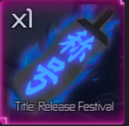 Title - Release Festival | Via Trade | Jujutsu Infinite