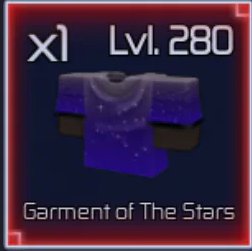 Garment of The Stars (Lvl. 280) | Jujutsu Infinite