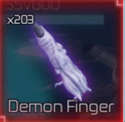 x25 DEMON FINGER | VIA TRADE | JUJUTSU INFINITE